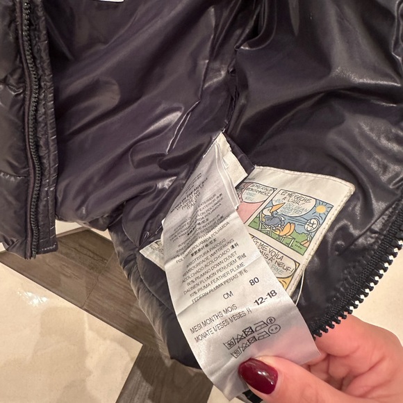 Moncler K2 Down Jacket in Night Blue Sz 12/18M - Picture 4 of 7